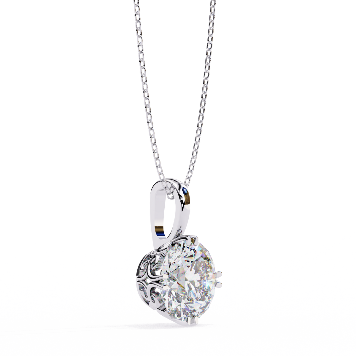 Willa Solitaire Pendant