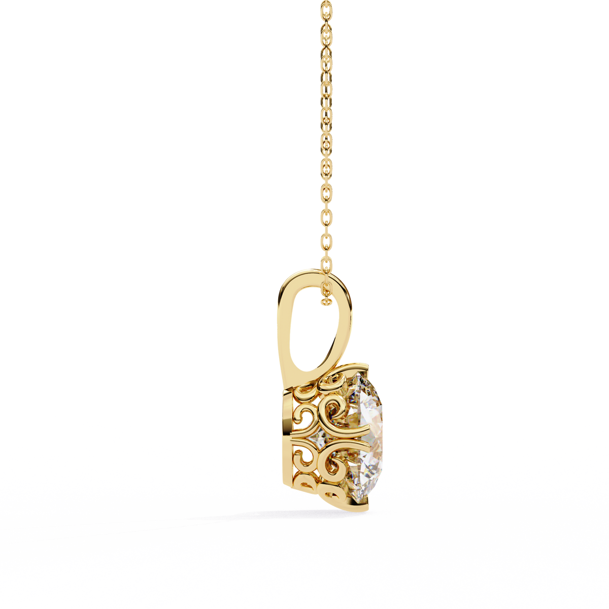 Willa Solitaire Pendant