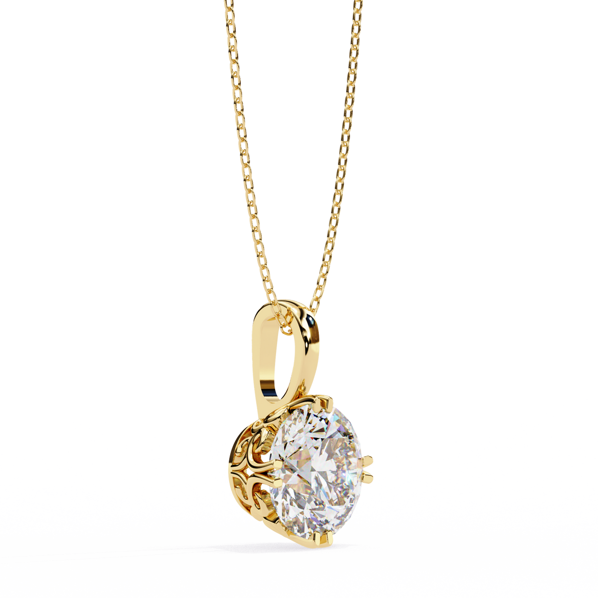 Willa Solitaire Pendant