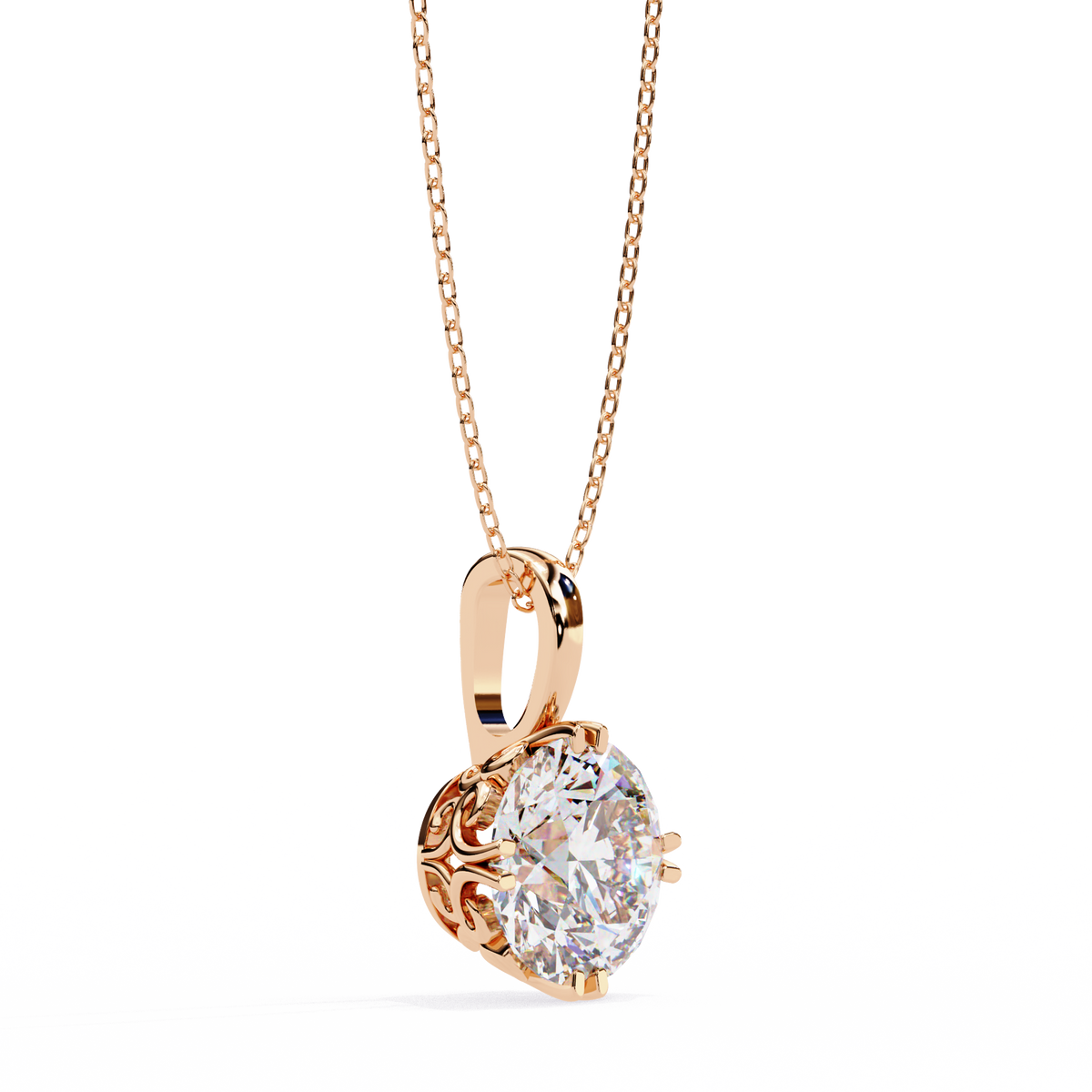 Willa Solitaire Pendant