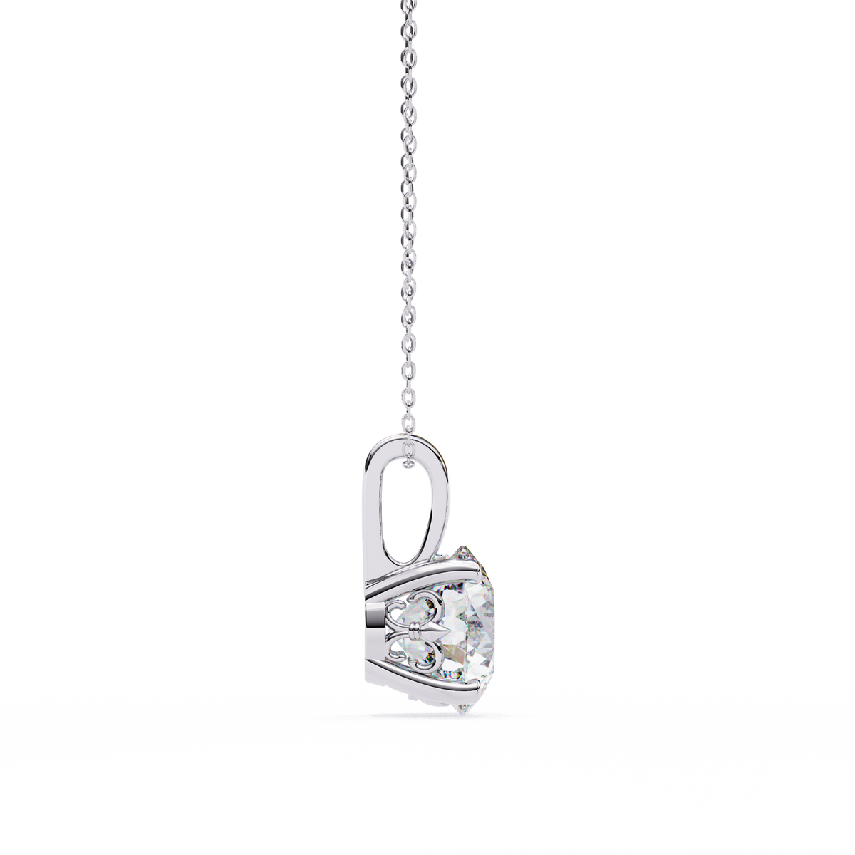 Haley Solitaire Pendant