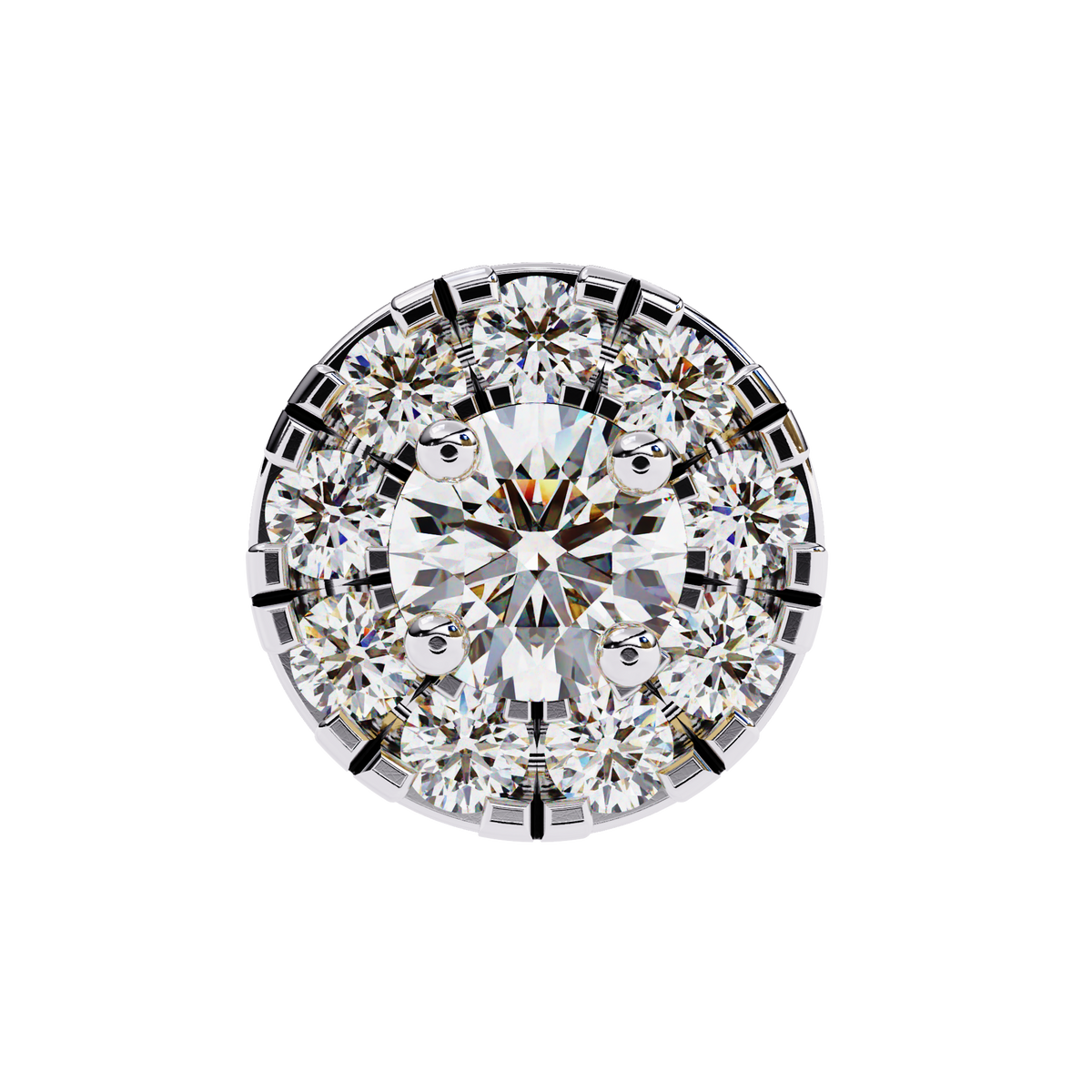 Raven Diamond Earring