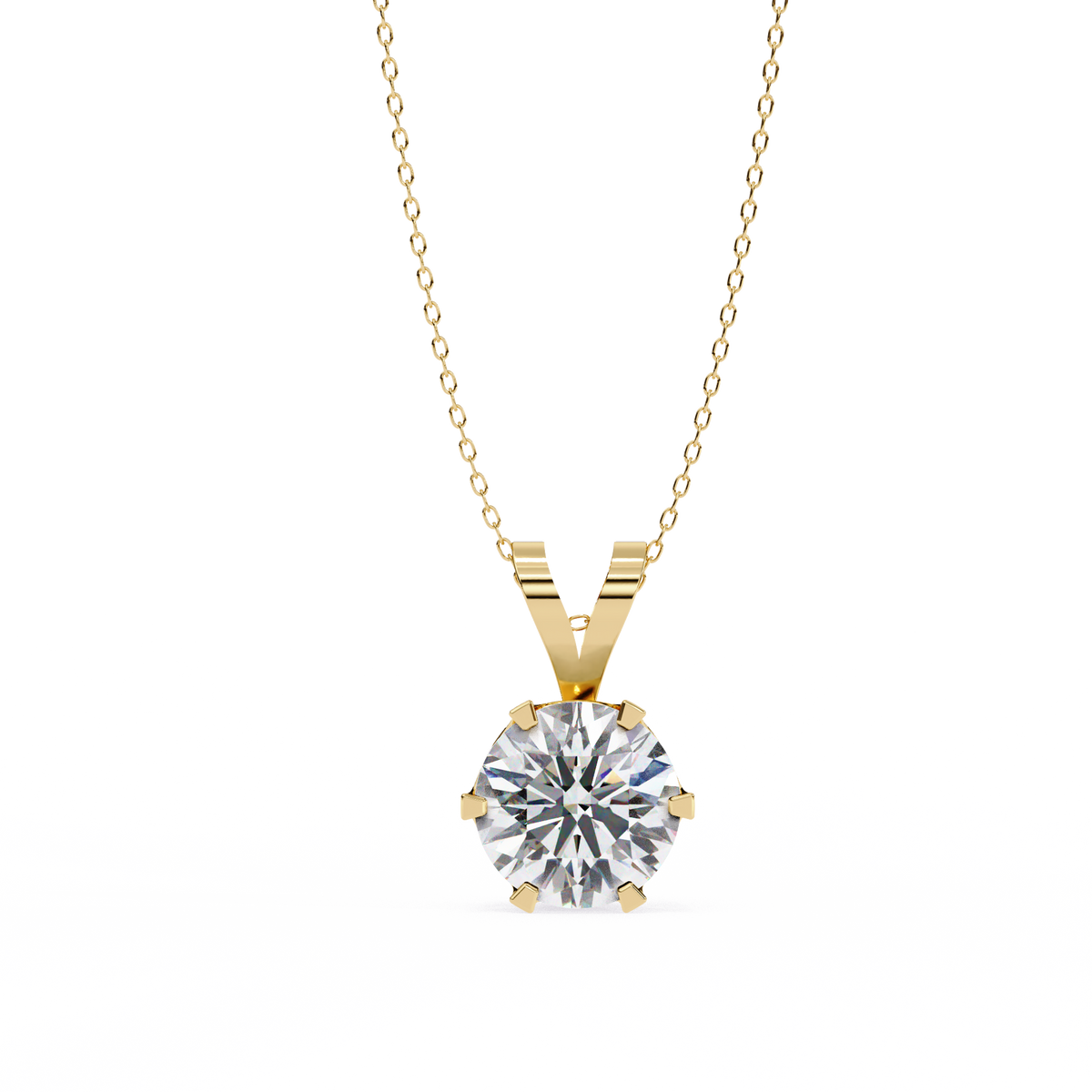 Kaitlyn Solitaire Pendant
