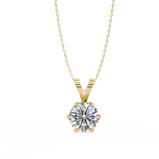 Kaitlyn Solitaire Pendant