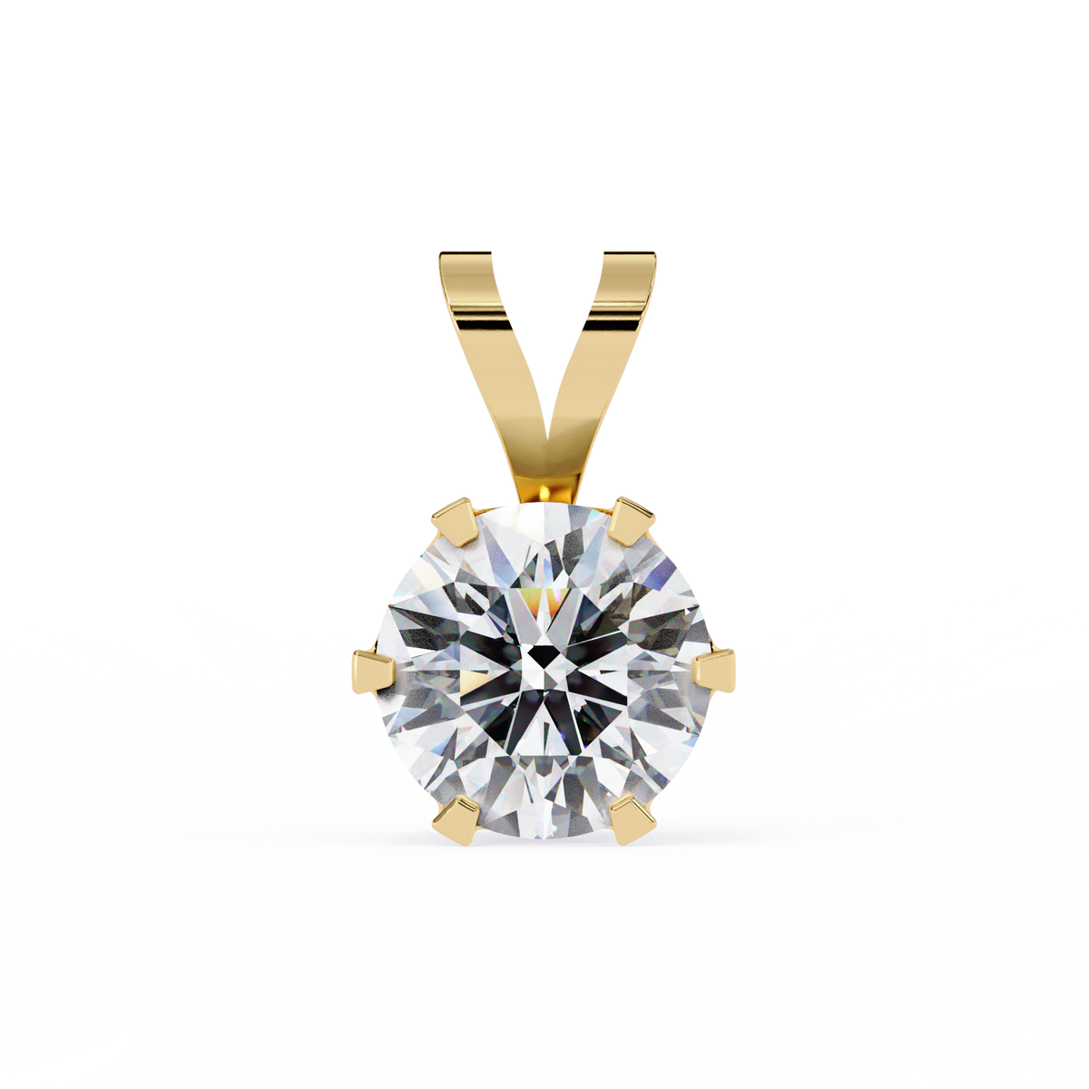 Kaitlyn Solitaire Pendant