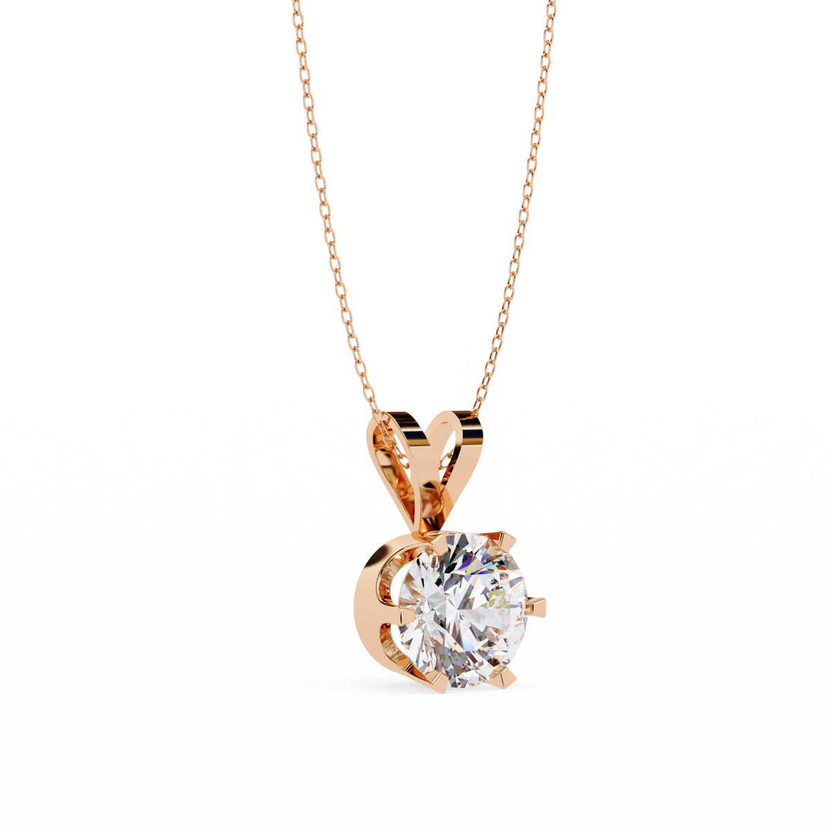 Kaitlyn Solitaire Pendant