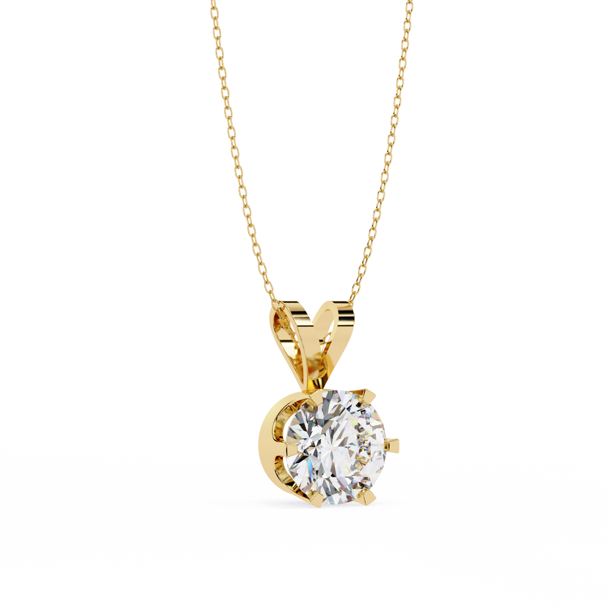 Kaitlyn Solitaire Pendant