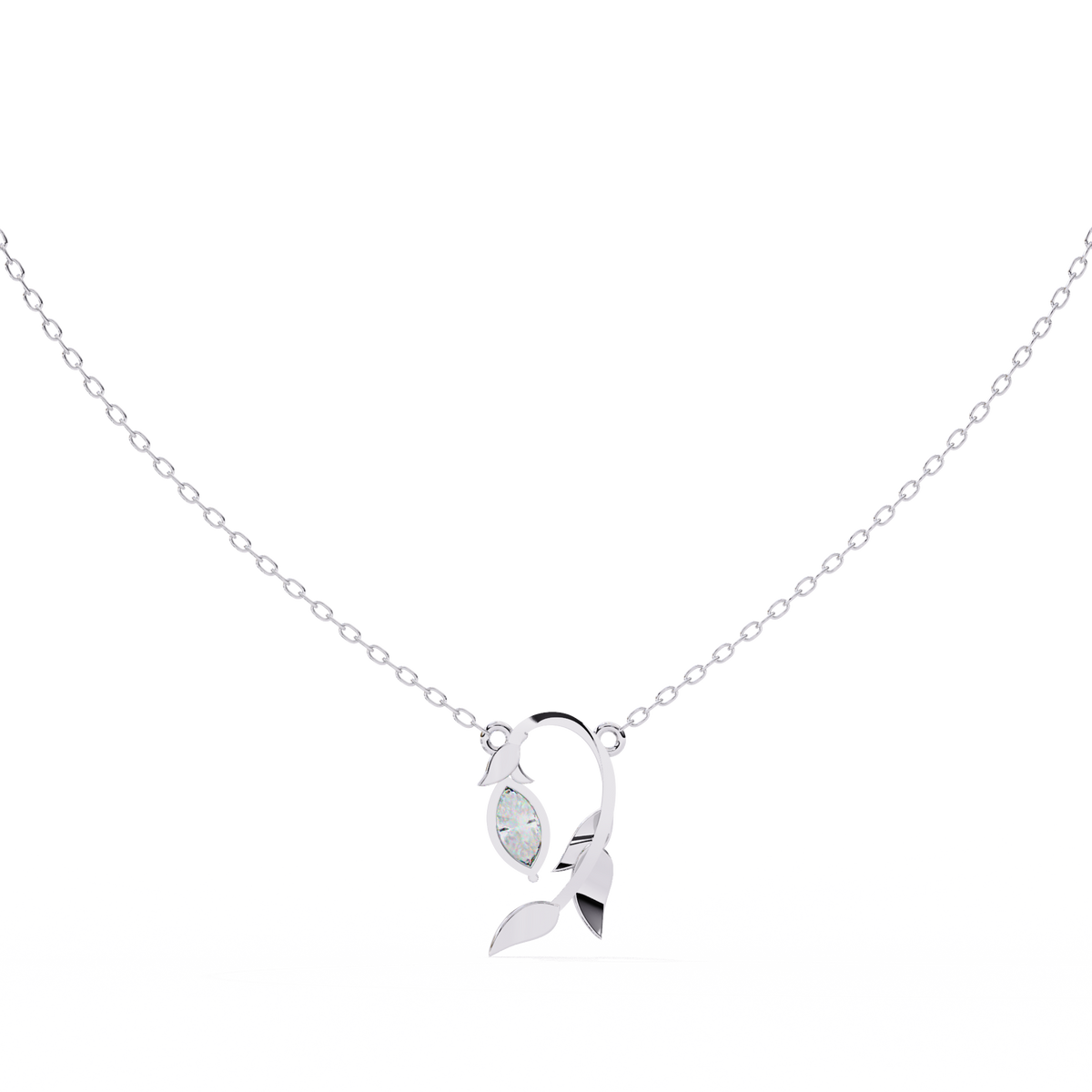 Demi Solitaire Pendant