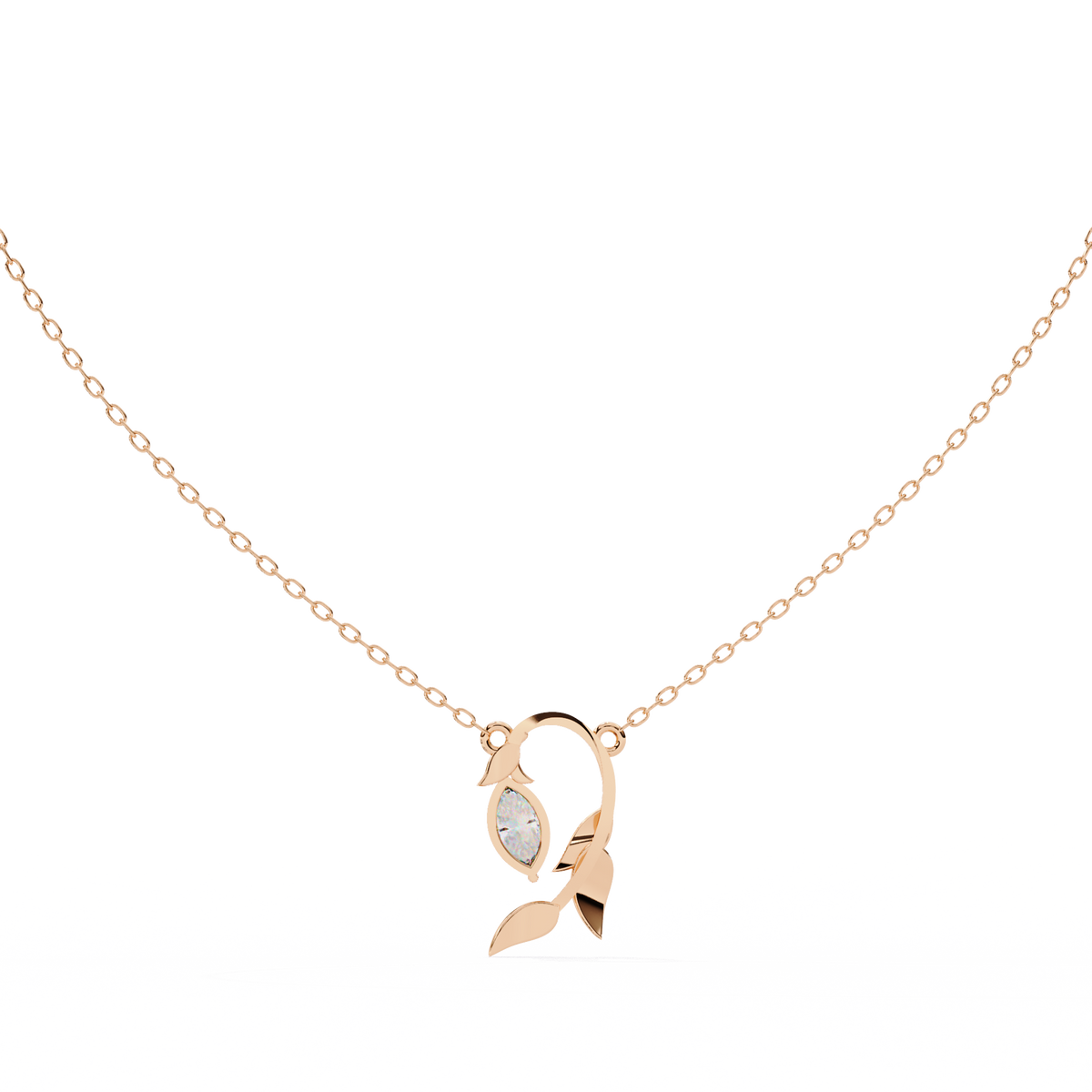 Demi Solitaire Pendant