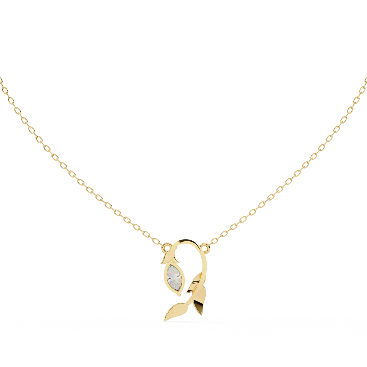 Demi Solitaire Pendant