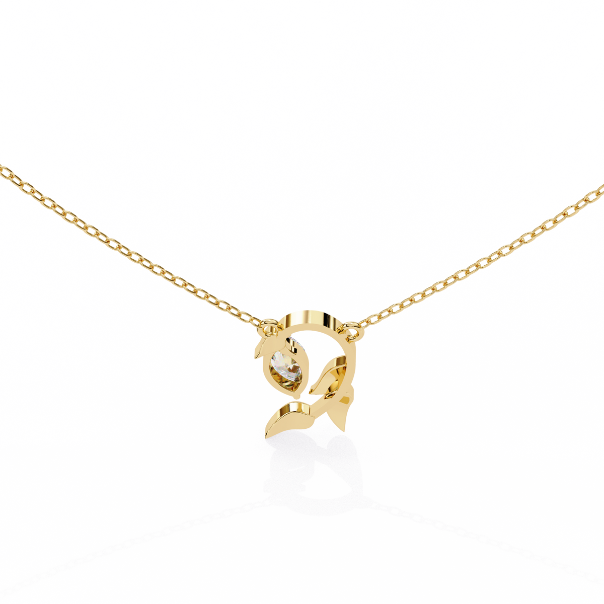 Demi Solitaire Pendant