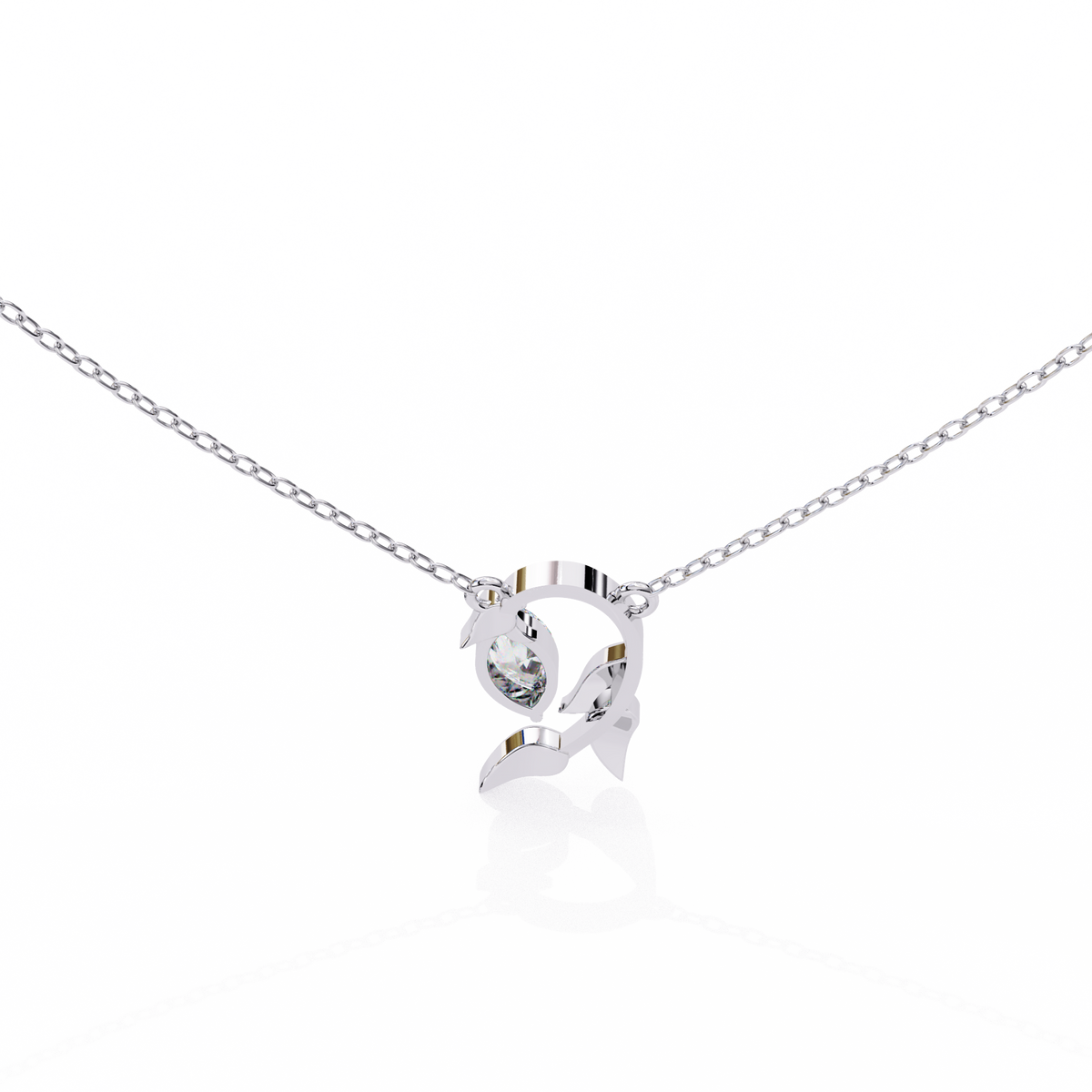 Demi Solitaire Pendant