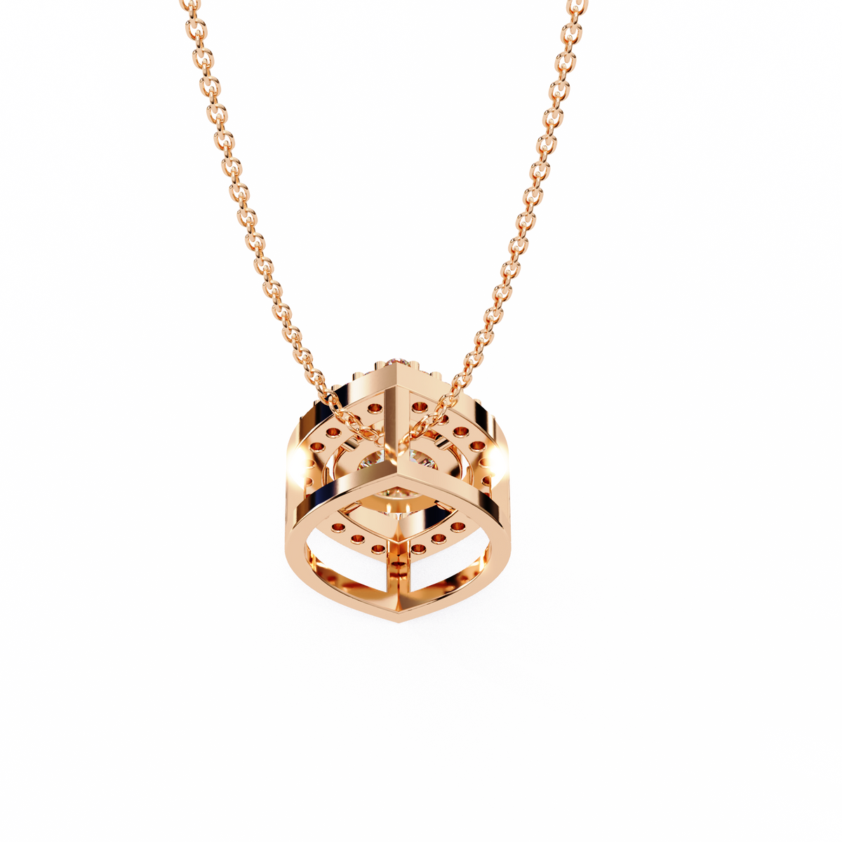Skyler Solitaire Pendant