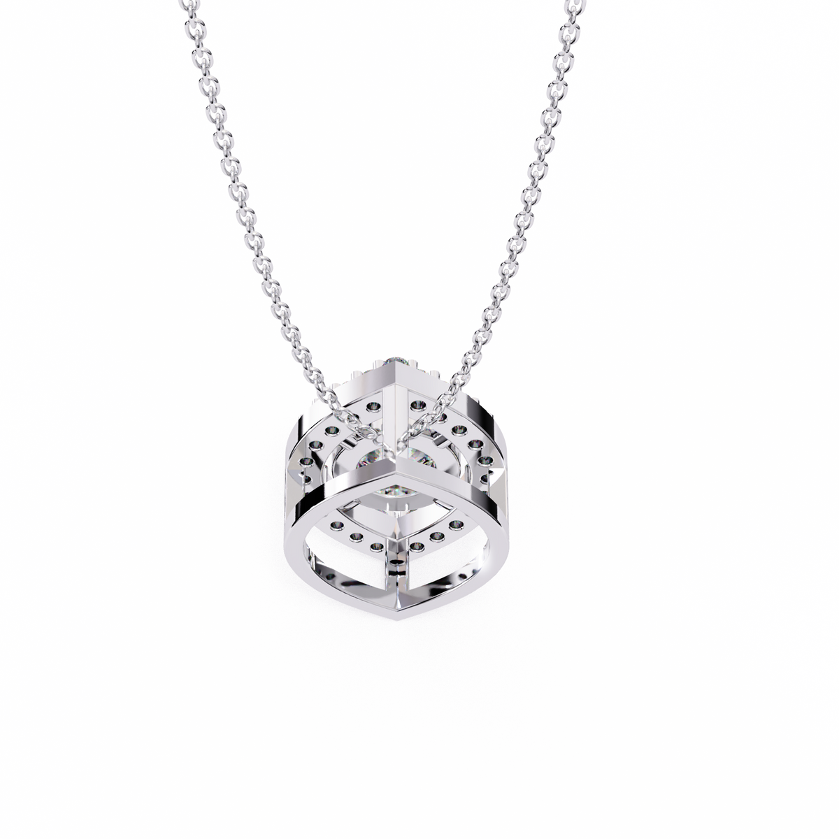 Skyler Solitaire Pendant