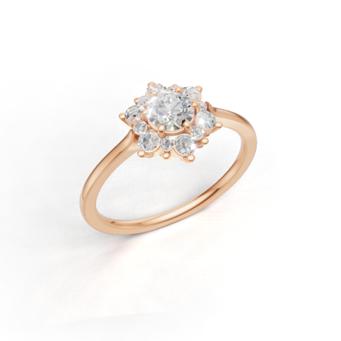round-14k rose gold|round-18k rose gold