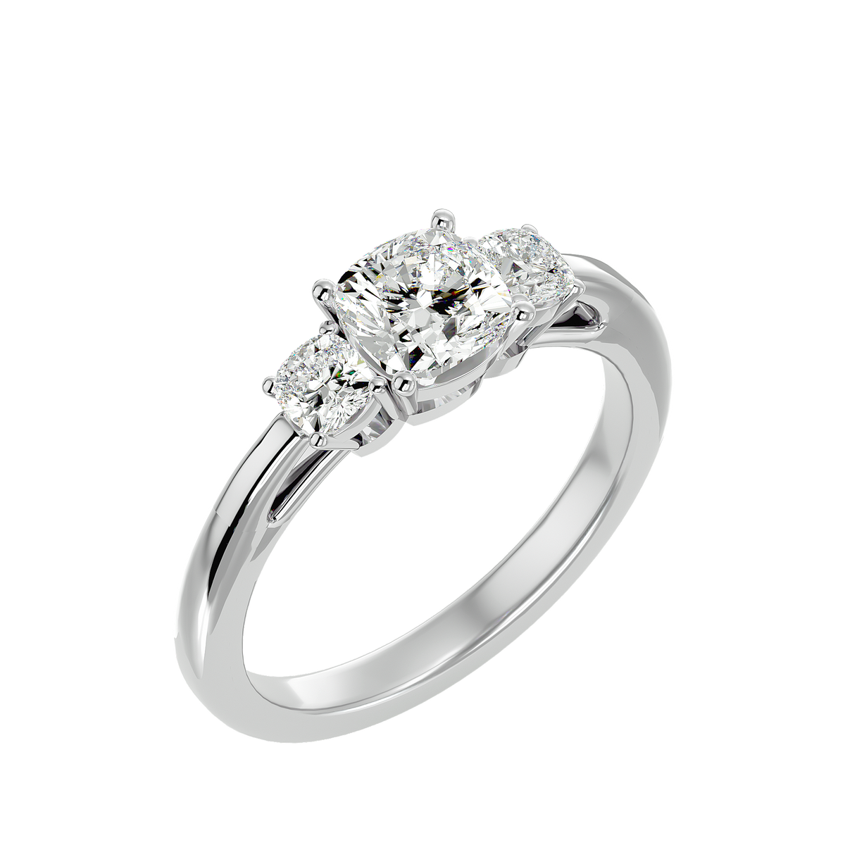 Bernice Three  Stone Ring