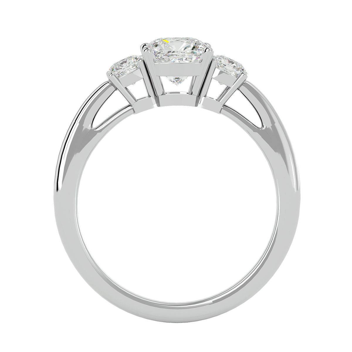 Bernice Three  Stone Ring
