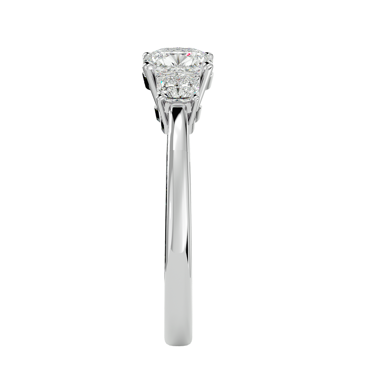 Bernice Three  Stone Ring