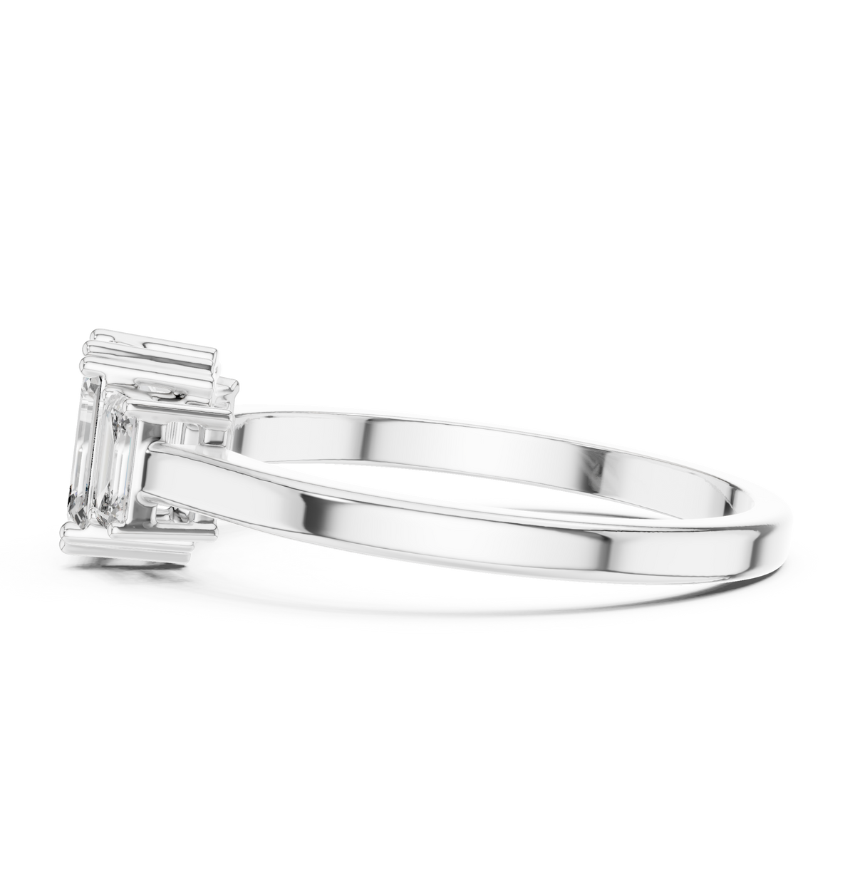 Silvia Three Stone Ring