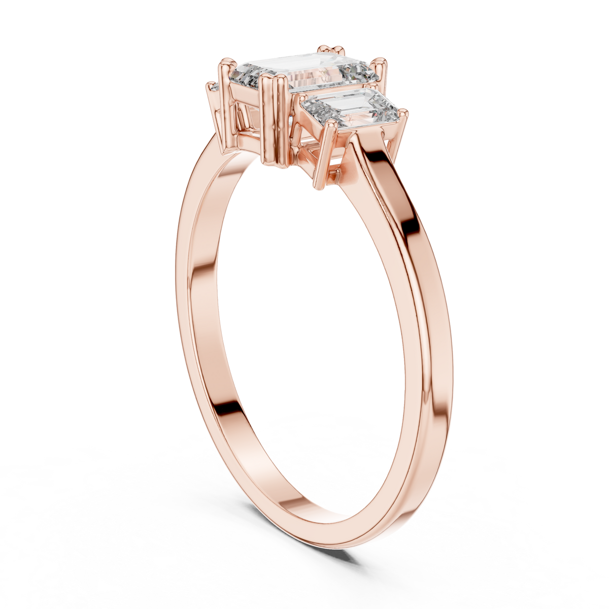 Silvia Three Stone Ring
