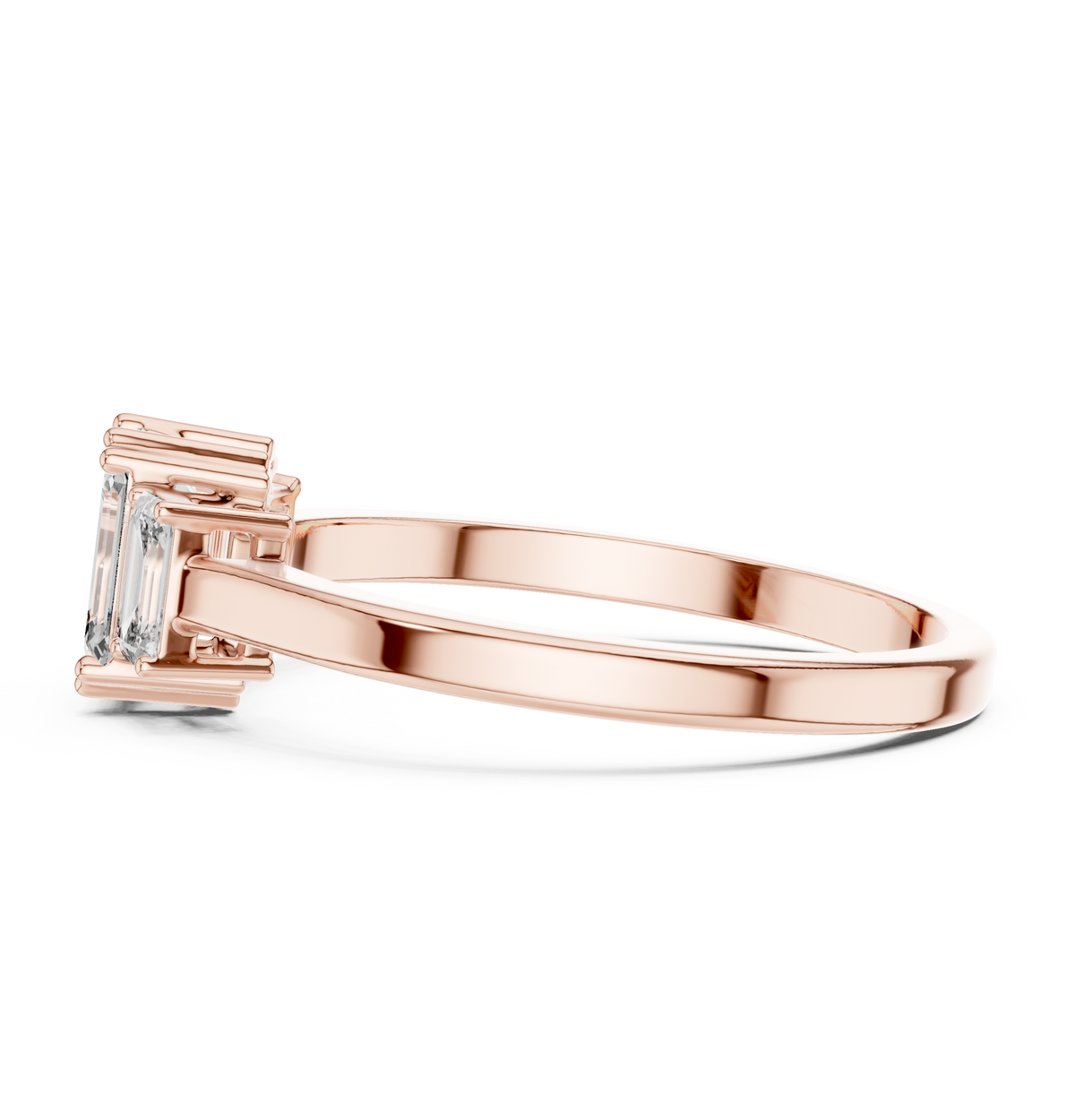Silvia Three Stone Ring