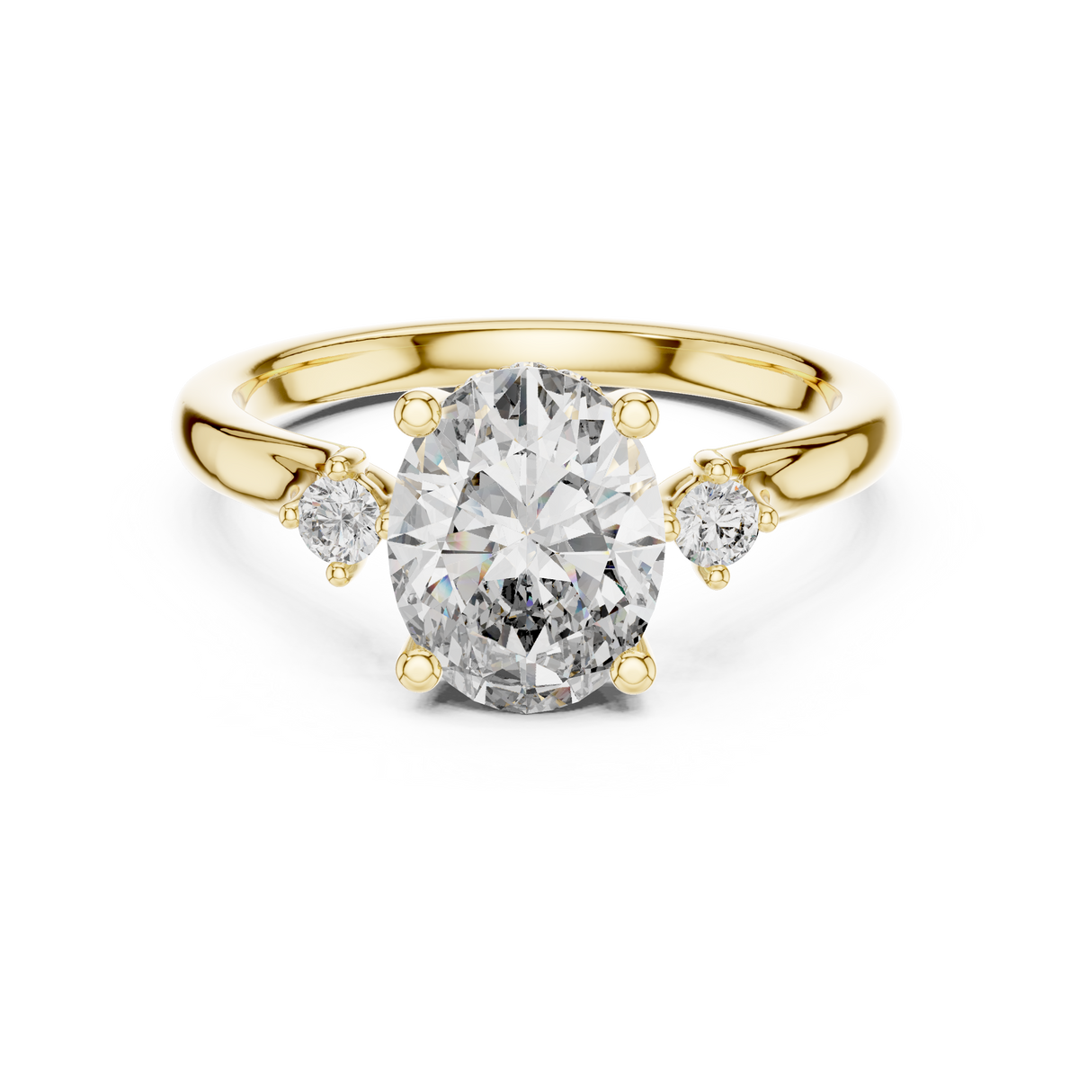 Violetta Three Stone Ring