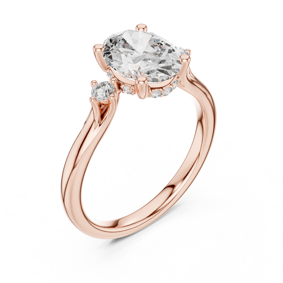 Violetta Three Stone Ring