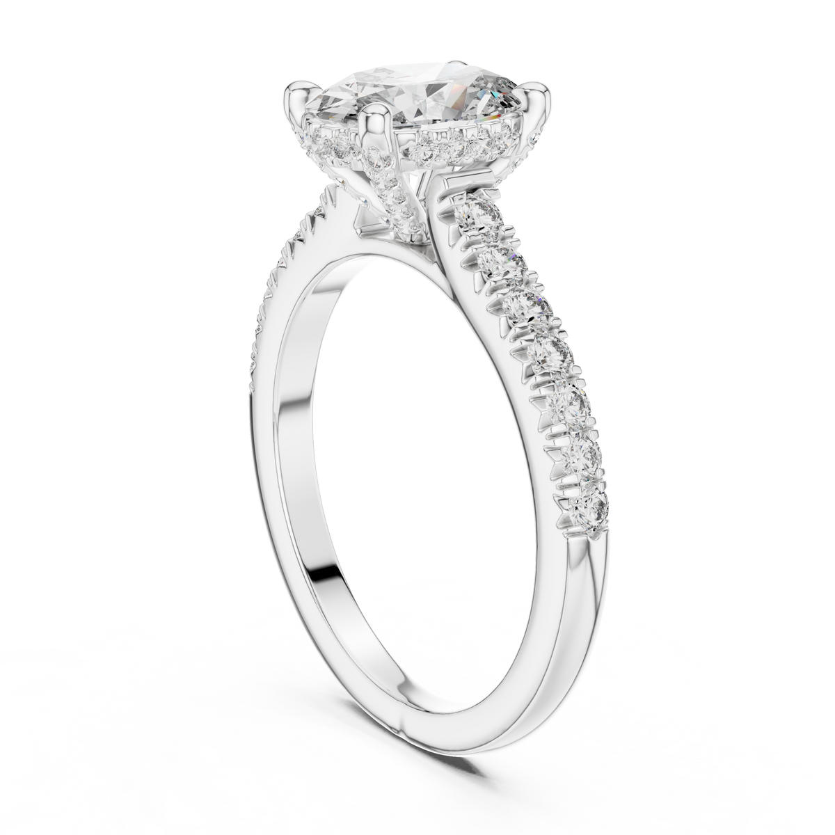 Genevieve Solitaire  Ring