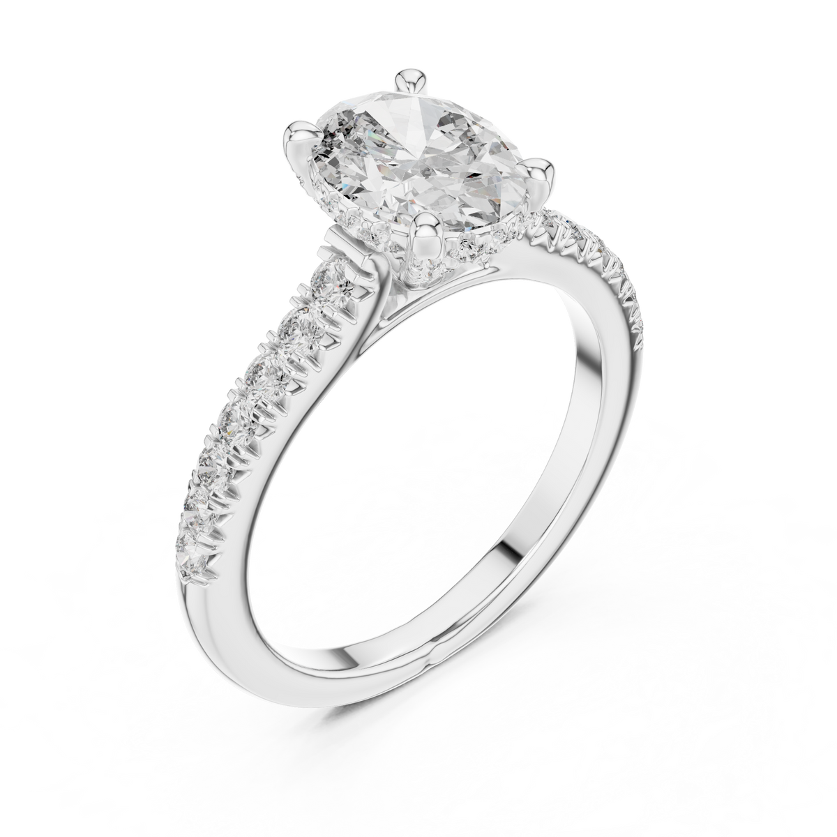 Genevieve Solitaire  Ring