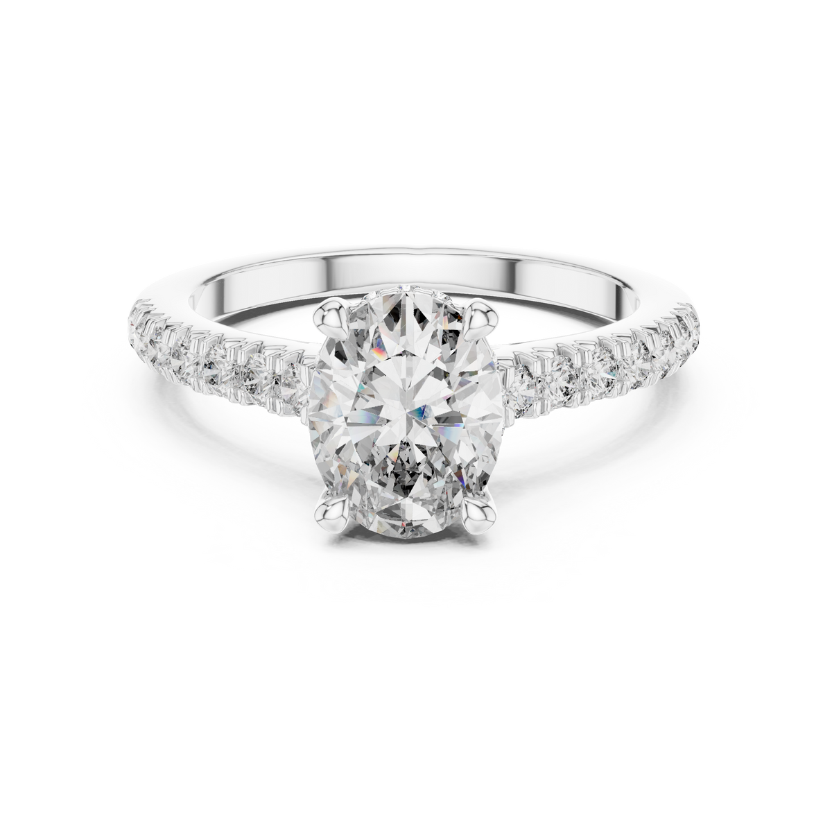 Genevieve Solitaire  Ring