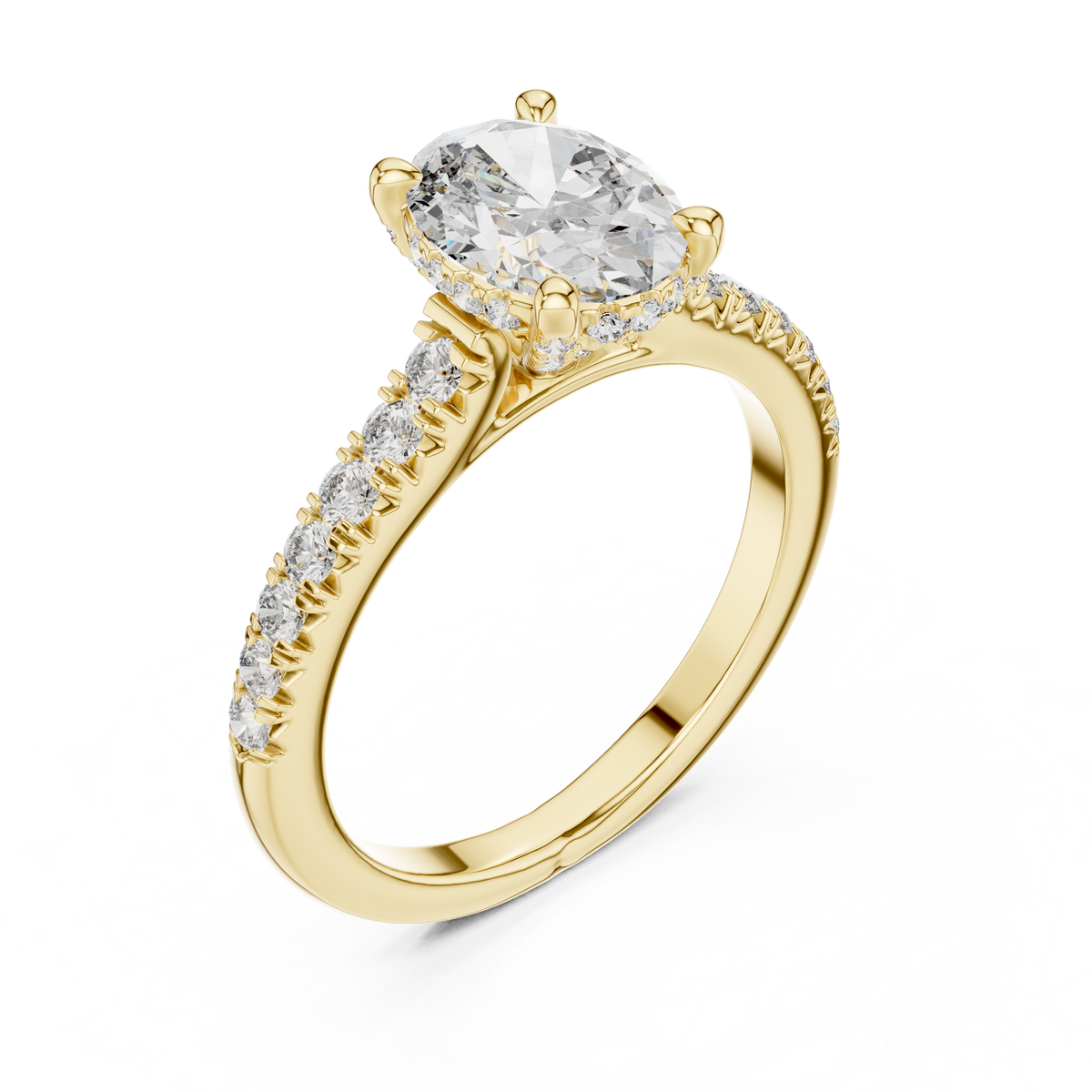 Genevieve Solitaire  Ring