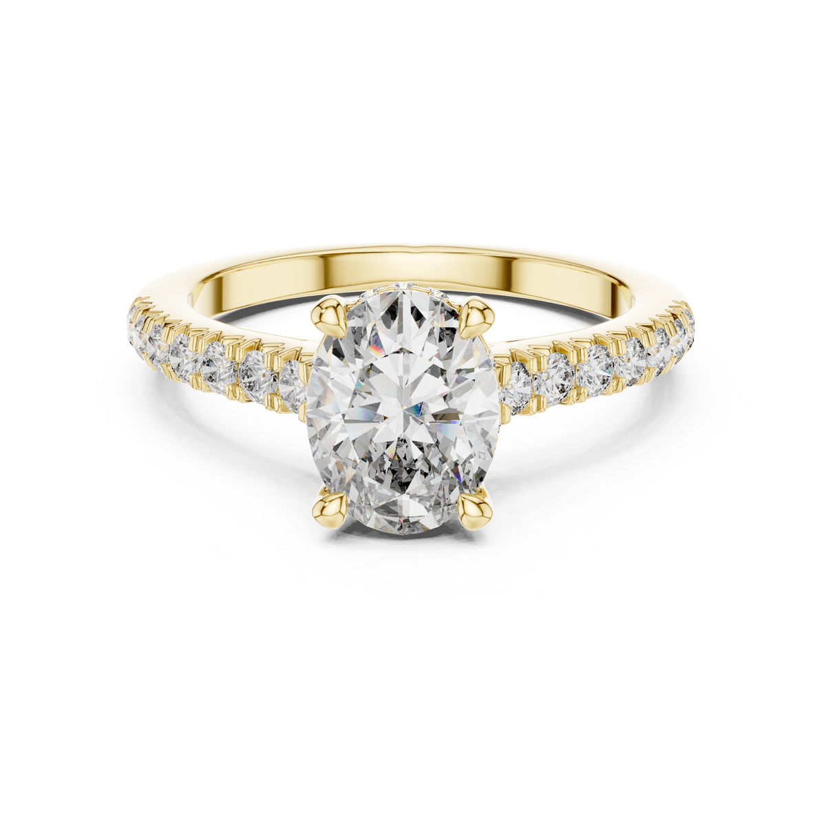 Genevieve Solitaire  Ring
