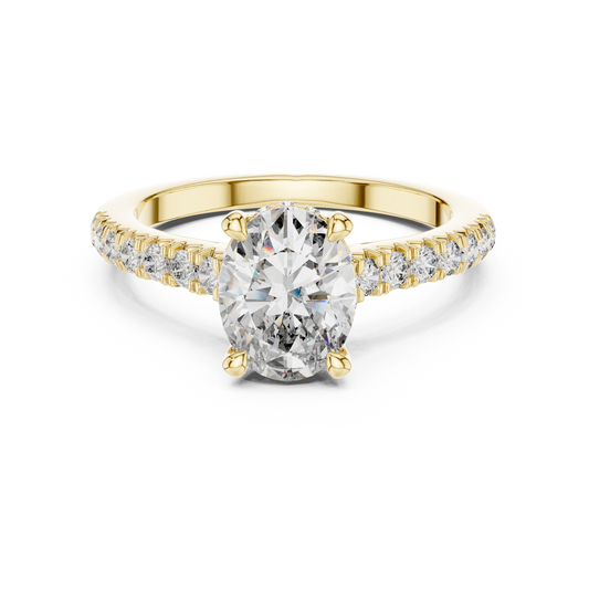 Genevieve Solitaire  Ring