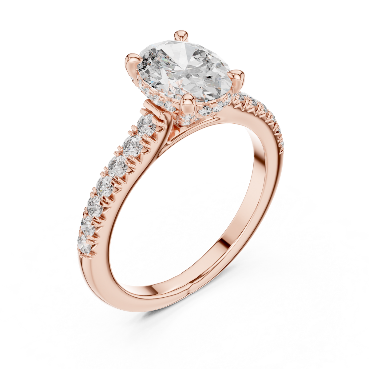 Genevieve Solitaire  Ring