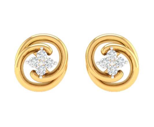 Carol Diamond Earring