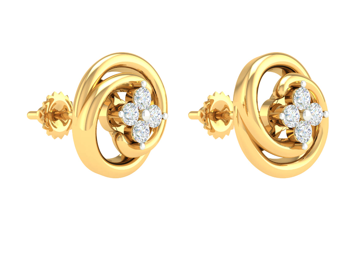 Carol Diamond Earring