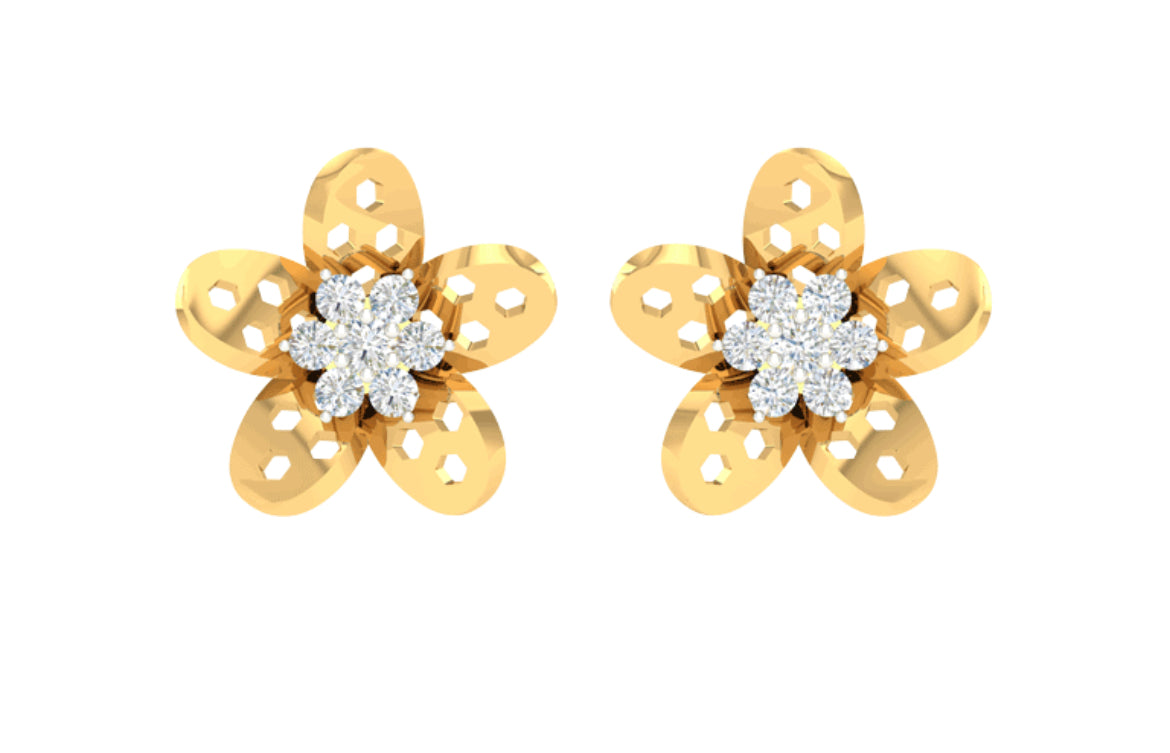 Elsa Flower Earring