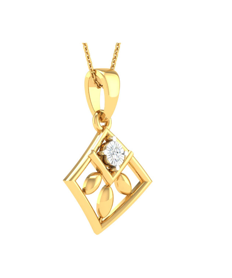 Ash Diamond Pendant