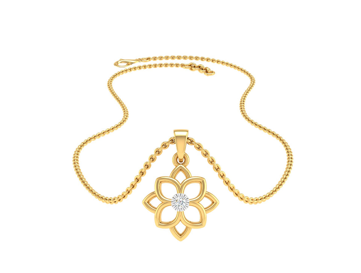 Sophia Flower Pendant