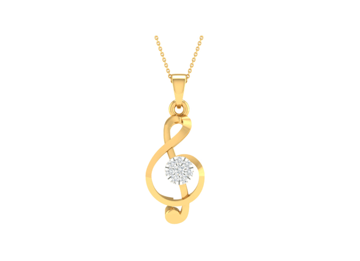 Lily Diamond Pendant