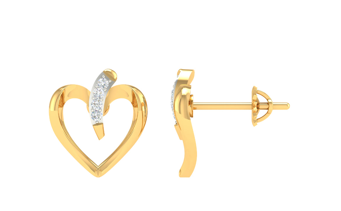 Bella Heart Earring