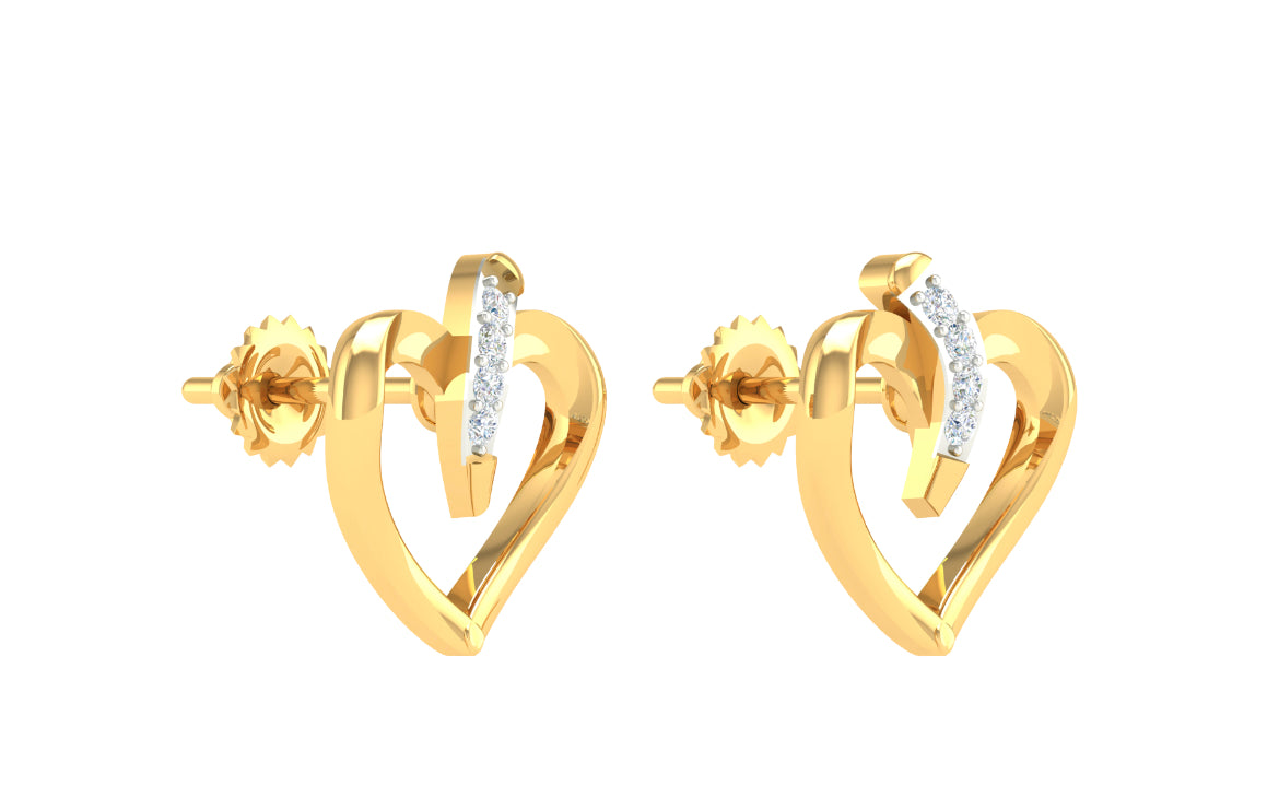 Bella Heart Earring