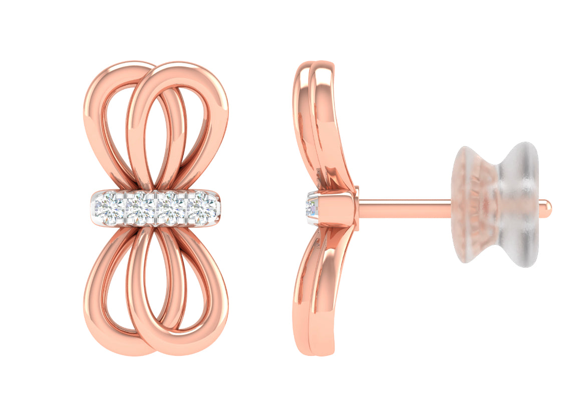 Beth Rose Gold Earring