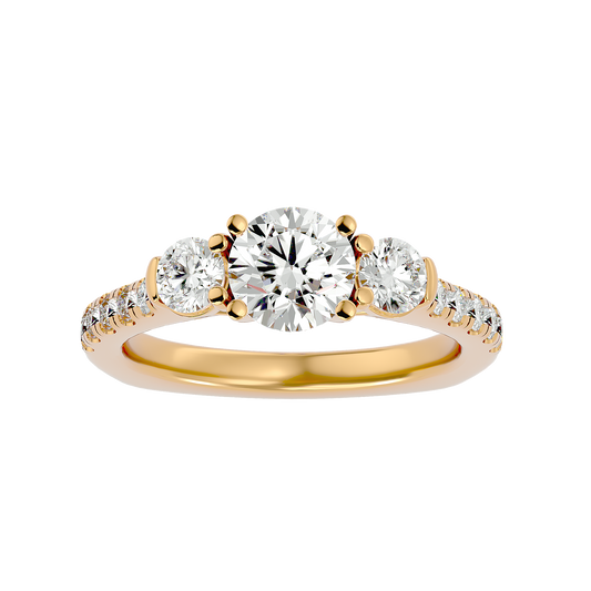 Angelica Three Stone Ring