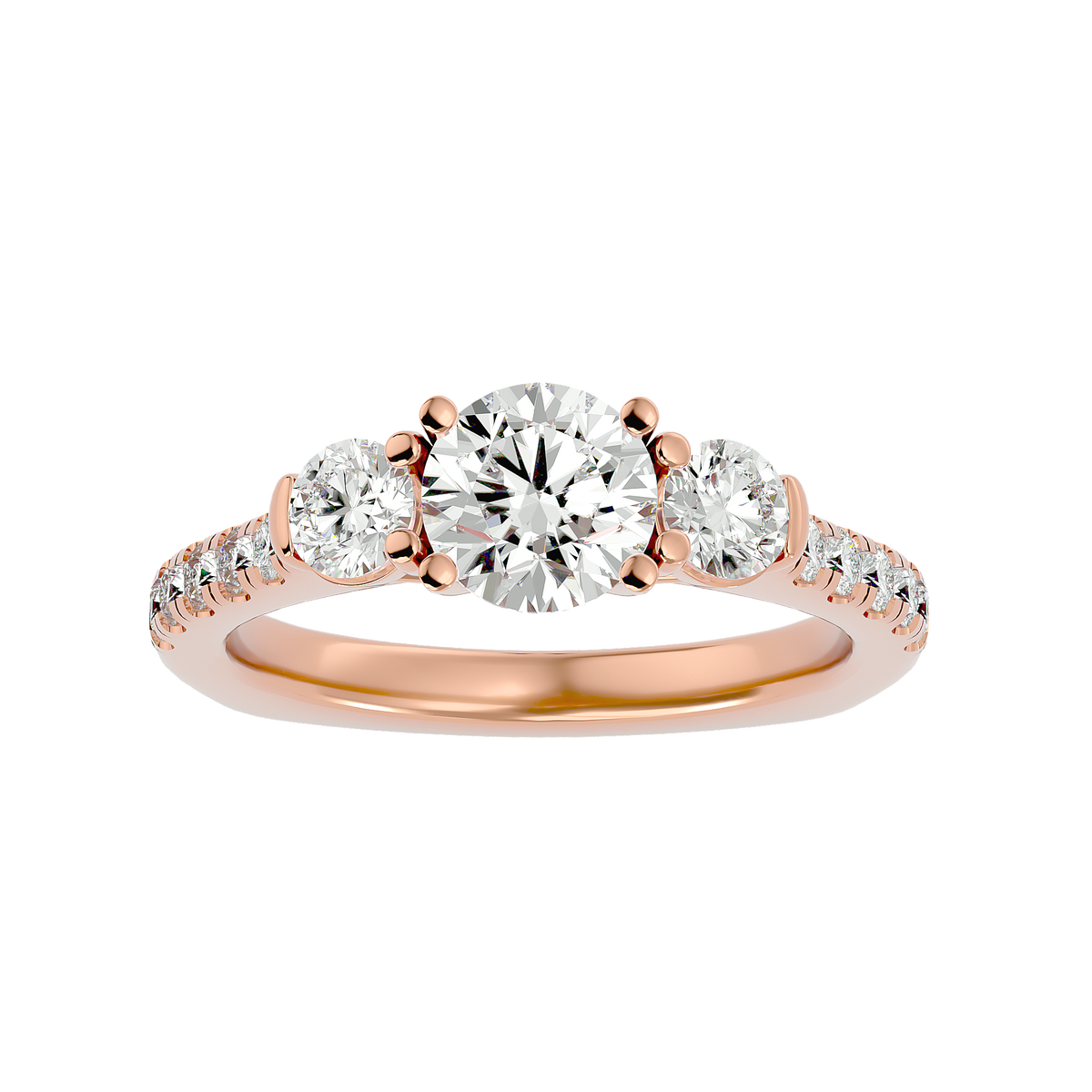 Angelica Three Stone Ring