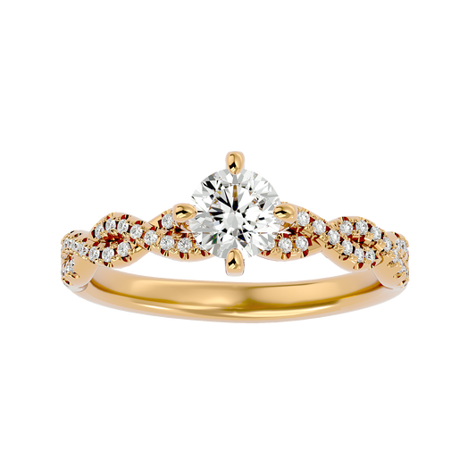 Katniss Solitaire Ring