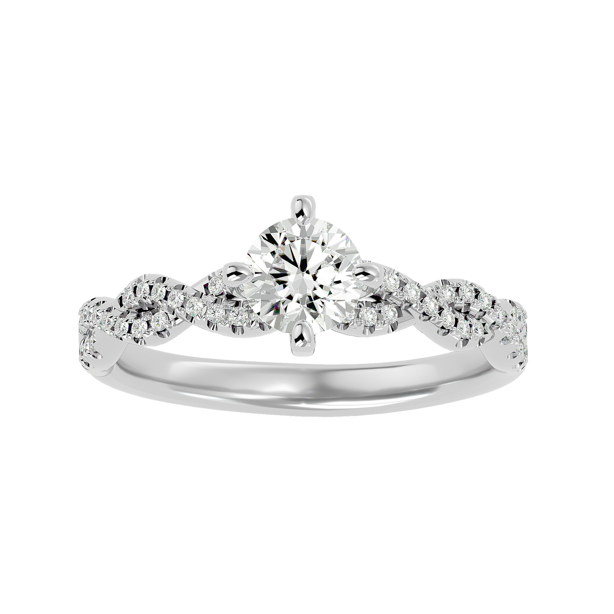 Katniss Solitaire Ring