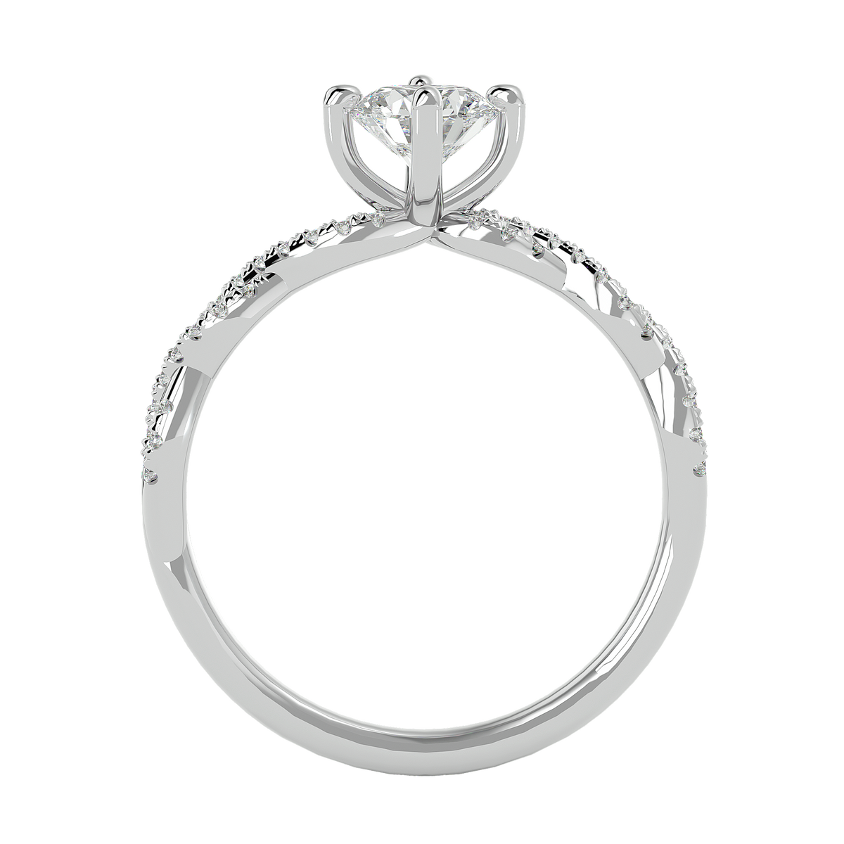 Katniss Solitaire Ring