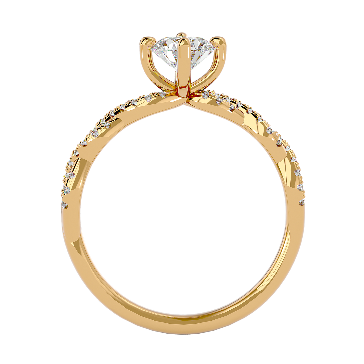 Katniss Solitaire Ring