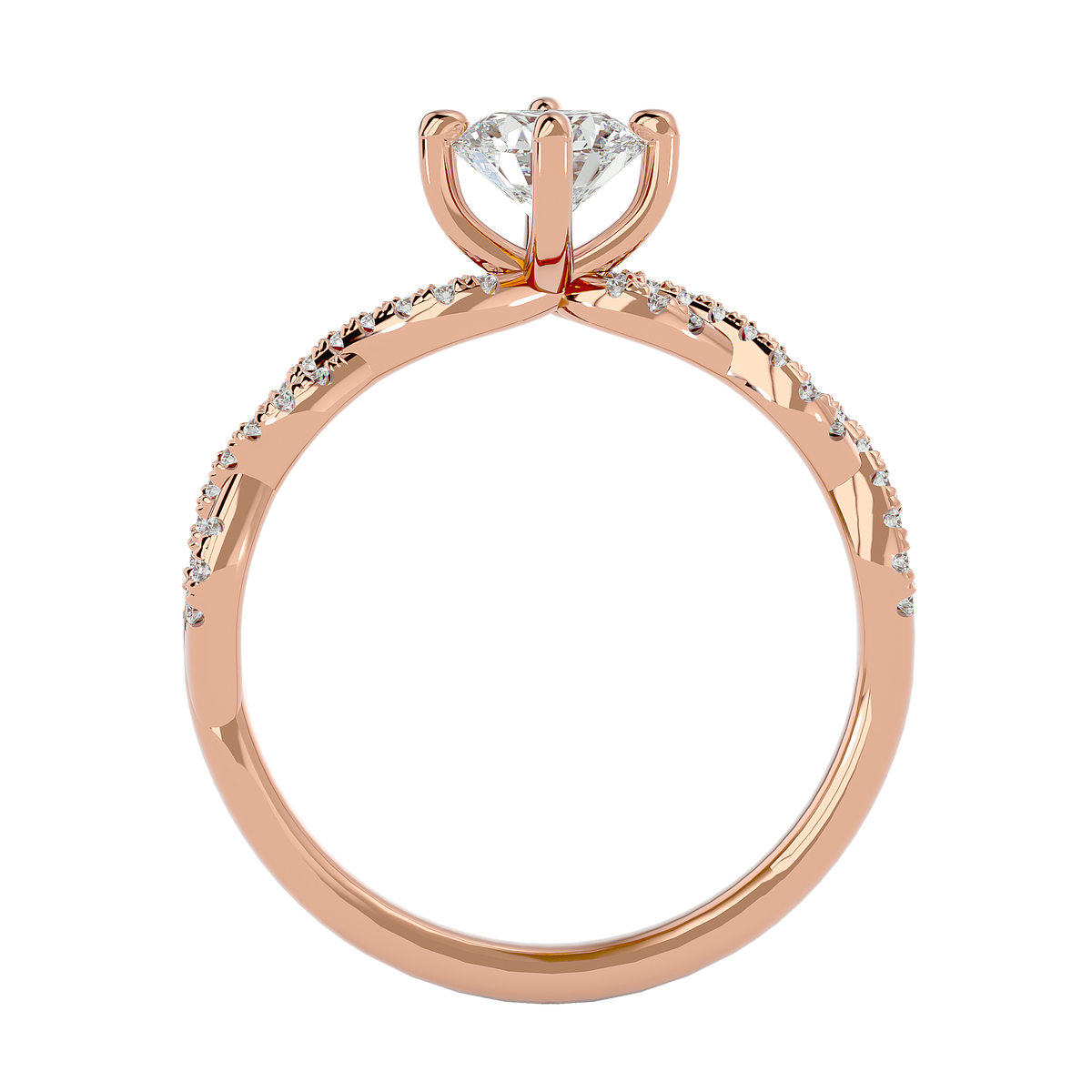 Katniss Solitaire Ring
